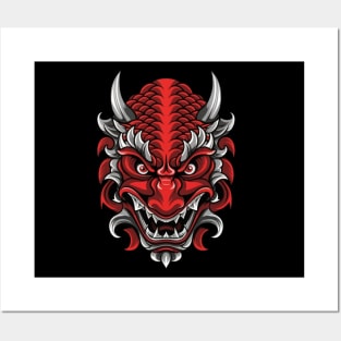 Noh - Red Dragon Posters and Art